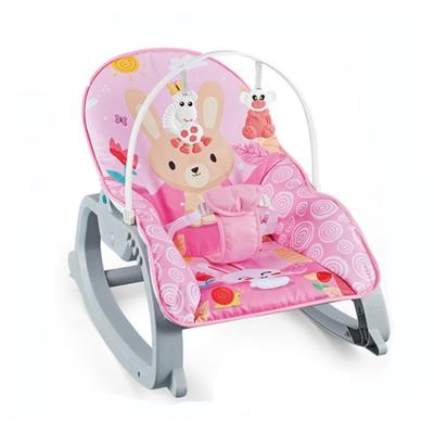 China Wholesale Soft Green Plastic Foldable Toddler Baby Bouncer Activity Center Regular Rocking Chair For Baby for sale