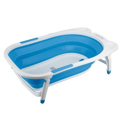 China Wholesale Popular Portable Plastic Newborn Baby Tub Kids Viable Hot Selling Foldable Bath Tub For Bathing for sale