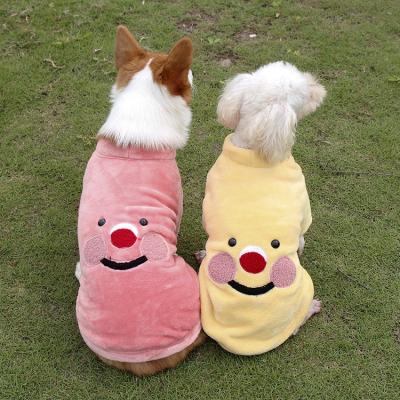 China JXANRY Viable Cute Cats Clothes Autumn Winter Coat New Warm Plush Dogs Clothing Pets Hoodie Dog Clown Sportswear for sale