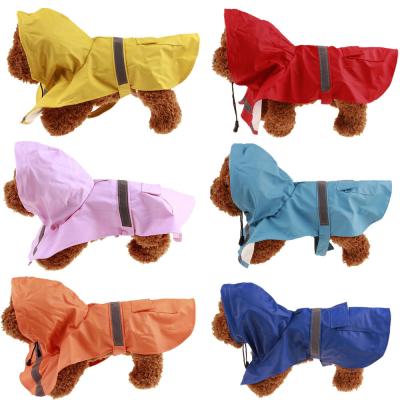 China JXANRY fashion dog raincoat outdoor wholesale reflective brand viable waterproof dog raincoat for sale