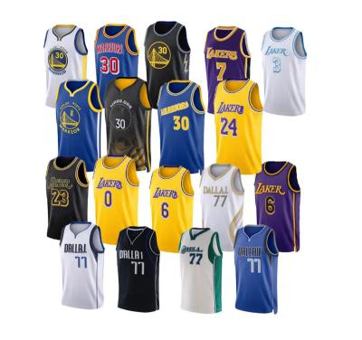 China Golden State Laker Basketball Sports Antibacterial Custom Warriors Tank Top nBaing for sale