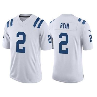 China New Indianapolis #2 Matt Ryan Top Embroidery American Football Jersey Stitched 2022 Antibacterial for sale