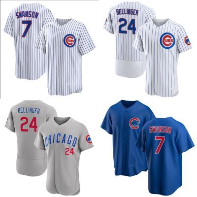 China Youth Womens Mens Chicago 7 Dansby Swanson 24 Cody Bellinger White /Royal CUB Baseball Jersey Antibacterial Stitched S-5XL for sale