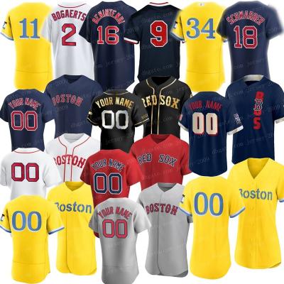 China Red Sox Trevor Story David Ortiz Enrique Hernandez Ted Williams Justin Turner Boston Men Youth Women Antibacterial Custom Baseball Jersey for sale