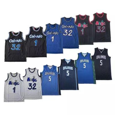 China 2022/23 Orlando New Season Antibacterial Magic 5 Banchero Retro 1 Hardaway 32 Oneal Pitched Basketball Tank Top for sale