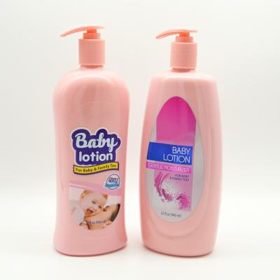 China Moisturize 946ml 32oz Private Label Milk Body Cream Baby Body Lotion Pink Custom Skin Nourishing With Pump for sale