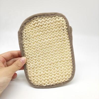 China EXFOLIATING Promotional Exfoliating Body Pocket Sisal Soap Natural Reusable Cleansing Saver For Shower Scrub for sale