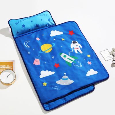 China PORTABLE Removable Pillow Microfiber Cotton Soft Sleeping Kids Nap Mat for sale