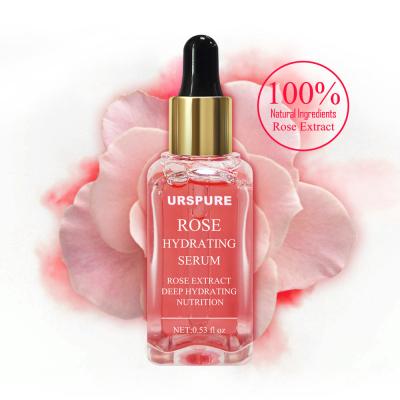 China Skin Revitalizer Moisturizing Repairing Anti Wrinkle Rose Hydrating Face Serum for sale