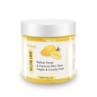 China Private Label Skin Whitening Whitening Mango Body Cream with Shea Butter for sale