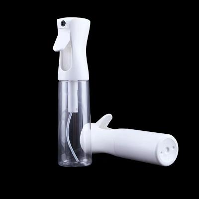 China Barber Shop Cosmetic Salon Use Refillable Fine Mist Sprayer Empty Continuous Water Hairspray Bottle For Hairdressing for sale