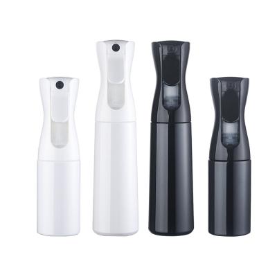 China Barber Shop Cosmetic Salon Use Refillable Fine Mist Sprayer Empty Continuous Water Hairspray Bottle For Hairdressing for sale