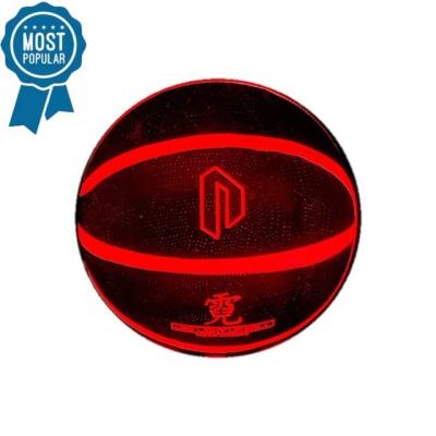 China Basketball Playing Batteries Light Enclosed Rugged Basketball for sale