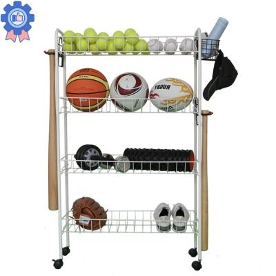 China Durable Customized Gym Equipment Manufacturer Metal Basketball Racks for sale