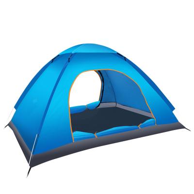 China Diagonal Bracing Type - 1 - 2 Person Tent Quick Automatic Opening Double Door for sale