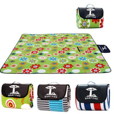 China Wholesale Portable Waterproof Picnic Mat Waterproof Fleece Mat Travel Outdoor Picnic Picnic Blanket for sale