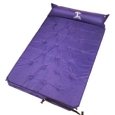 China Protective Waterproof Lightweight Outdoor Camping Sleep Goods Inflatable Mattress With Pillows Folding Inflatable Bed Air Bed Mattress for sale