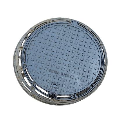 China Carports GUESS B125 Cast Iron Square Round Rectangle Ductile Iron Manhole Cover Double Sealed Foundry for sale