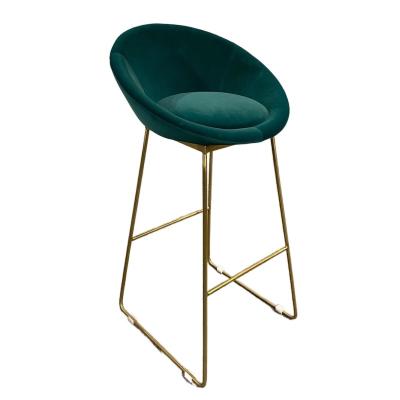 China Modern Modern Velvet Bar Chair for sale