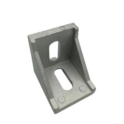 China Industry Aluminum Profile Connector 90 Degree Bracket for sale