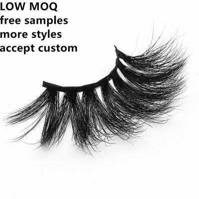 China 3D Cotton Band Soft Strong Siberian Mink Strip Eyelashes Long Free Samples 2022 New Look 3d Styles Natural Fluffy Flirty for sale