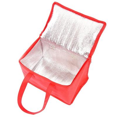 China Waterproof Custom Nonwoven Ice Cooler Cooler Bag Insulated Aluminum Foil PP Nonwoven Soft Collapsible Cooler For Lunch Picnic for sale