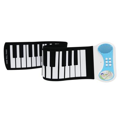 China Wholesale Portable Kids Electronic Mini Piano Oem Keyboard Roll Up Electric Flexible Piano Keyboard for sale