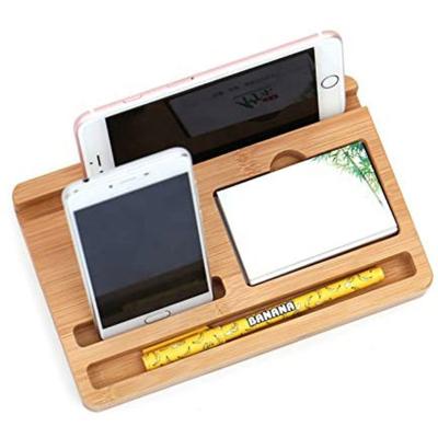 China PORTABLE Natural Bamboo Charging Station and Docking for IOS and Android Smartphones, Tablets for sale