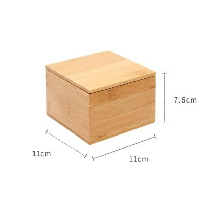 China Eco-friendly Bamboo Japanese Jewelry Box Set Ring Earrings Jewelry Box Small Dressing Table Jewelry Storage Box for sale