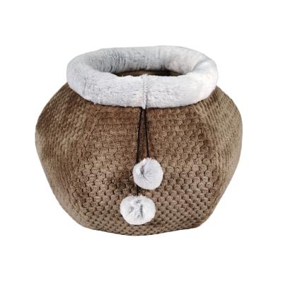 China Wholesale High Quality Super Soft Design Cat Bed Keep Warm From Amazon Winter Travel Cat Bed House for sale