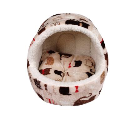 China Pet Cat House Eco-Friendly Indoor Outdoor Breathable Wholesale Cheap Soft Felt Cat Cave House for sale