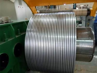 China Slit Edge 202 Stainless Steel Metal Strips 2B Strips 0.6mm for Pipe for sale