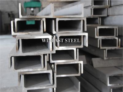 China C Channel Stainless Steel Channel Bar / SS Channel Pickled Finish for sale