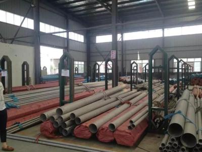 China DN10 - DN400 Round Stainless Steel Super Duplex Pipe Heat Resistant for sale