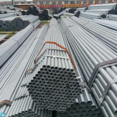 China Galvanized Steel Tube Hot Dipped GI Pipe OD20 - 508mm Length 6 Meters Grade Q195 Q235 for sale