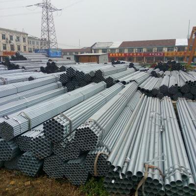 China Diameter 12 - 508mm Pre - Galvanized Steel Pipe / Round GI Pipe ASTM A53 Hot Dipped Steel Pipe for sale