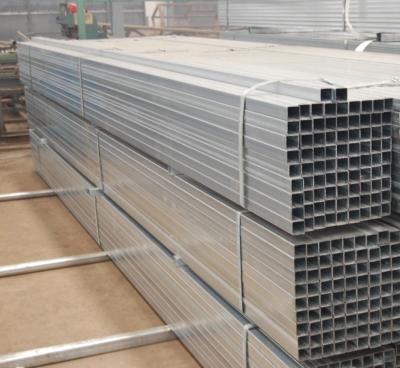 China Hot Dipped Square and Rectangle Galvanised Steel Pipe Tube 6m Length ASTM GB Standard for sale