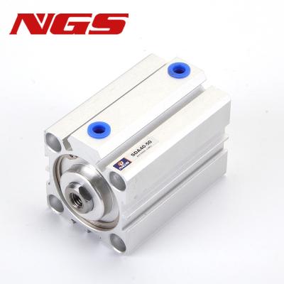 China energy & Airtac Pneumatic Mining Air Cylinder SDA Series Compact Type 12/16/20/25/32/40/50/63/80mm Hole At 5-100mm Stroke Accept Custom Made for sale