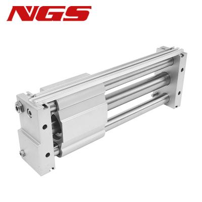 China Building Material Shops CDY1S Series Rodless Hole 10/15/20/25/32/40mm Stroke 50-1500mm Magnetic Coupling Pneumatic Cylinder Be Customized for sale