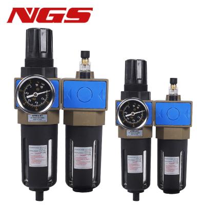 China Building Material Stores UFR-02/03/04 Pneumatic Oil Water Separator Air Filter Pressure Regulator Reducing Valve Air Source Treatment for sale