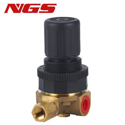 China Building Material Shops Brass PRNE Screw Air Compressor Reverse Pressure Valve Regulator Proportional Capacity Regulator Valve for sale