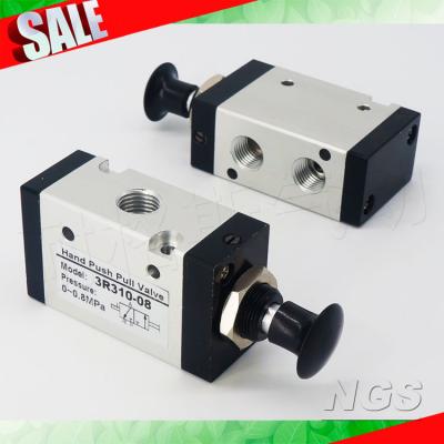 China Machinery Repair Shops Pneumatic Mechanical Hand Pull Valve 3R110-06 3R210-08 3R310-10 3R410-15 for sale