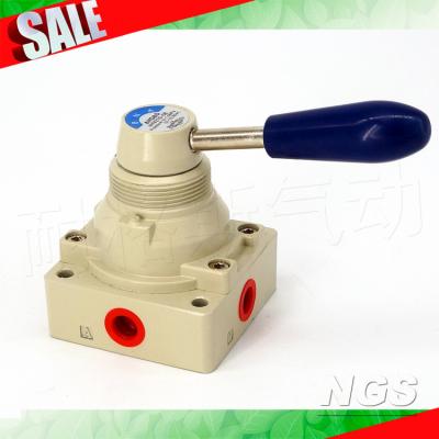 China AIYDAD Pneumatic Hand Lever Valve 4HV230-06 4HV230-08 4HV330-08 4HV330-10 4HV430-15 4HV430-20 4HV430-25 4HV330-15 for sale