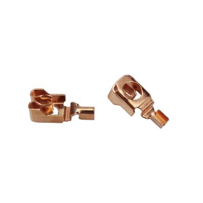 China Extension Outlet Accessories Small Electrical Outlet Brass Material Stamping Electrical Parts Metal for sale