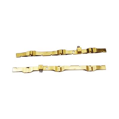 China Electrical Screw Terminal Riveting 4.8 Pin Socket Power Plug Spring Contact Eu Power Plug Brass Strip for sale