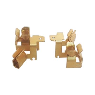 China Cnc Electrical Wire Screw Terminal Block Brass Terminal Brass Contacts for sale