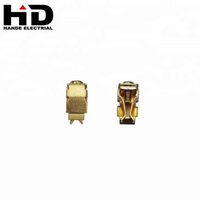 China Custom Brass Socket Accessories Extension Outlet Accessories Electrical Socket Switch Parts for sale