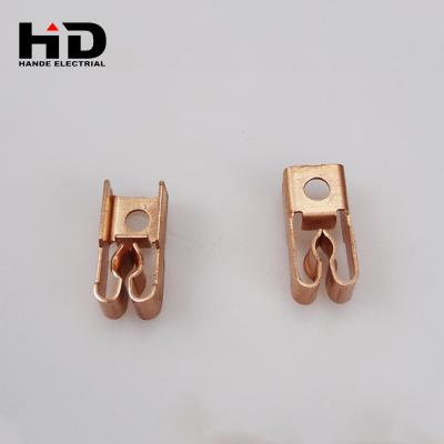 China Extension Outlet Accessories Lamp Switch Socket Contacts Brass Copper Parts for sale