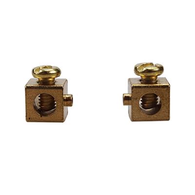 China Metal Parts Battery Contact Brass Custom Screw Terminal for sale