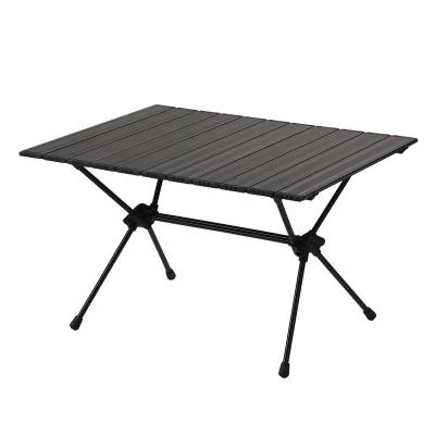 China New design hight height aluminum alloy folding portable heaven and earth table adjustable multi-functional outdoor camping table for sale